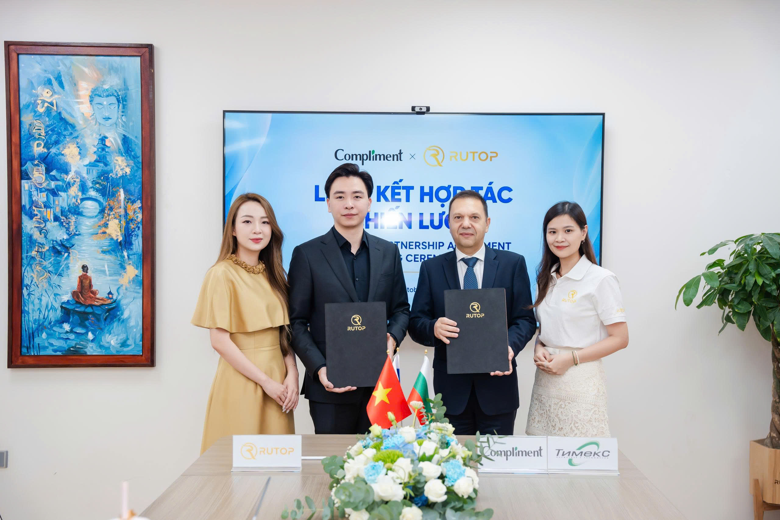 RUTOP VIỆT NAM & TIMEKS PRO KÝ KẾT HỢP TÁC CHIẾN LƯỢC: NÂNG TẦM THƯƠNG HIỆU COMPLIMENT TẠI VIỆT NAM VÀ MỞ RỘNG ĐỘC QUYỀN TẠI ĐÔNG NAM Á 🌏